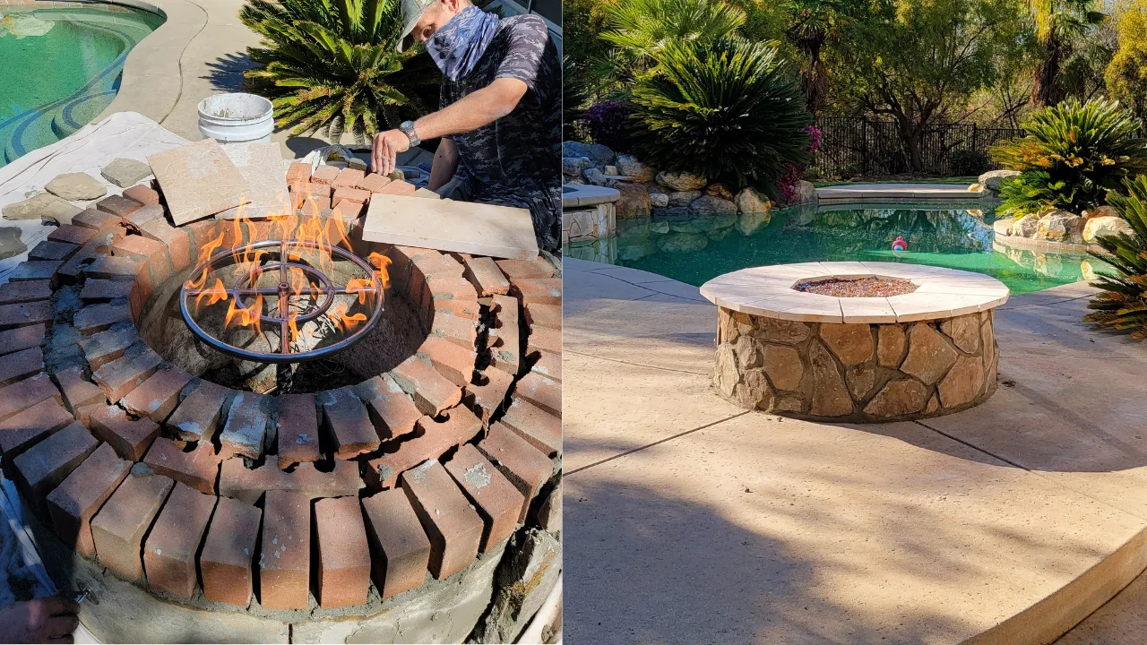 Custom Stone Masonry Firepits